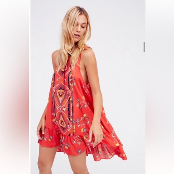 Free People Annka Border Slip - Picture 1 of 4